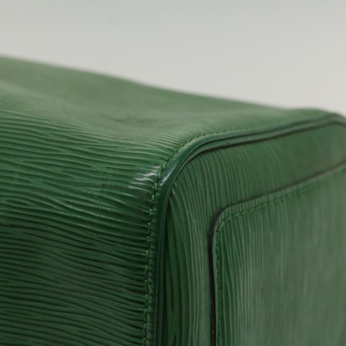 LOUIS VUITTON Epi Speedy 35 Hand Bag Borneo Green M42994 LV 55356