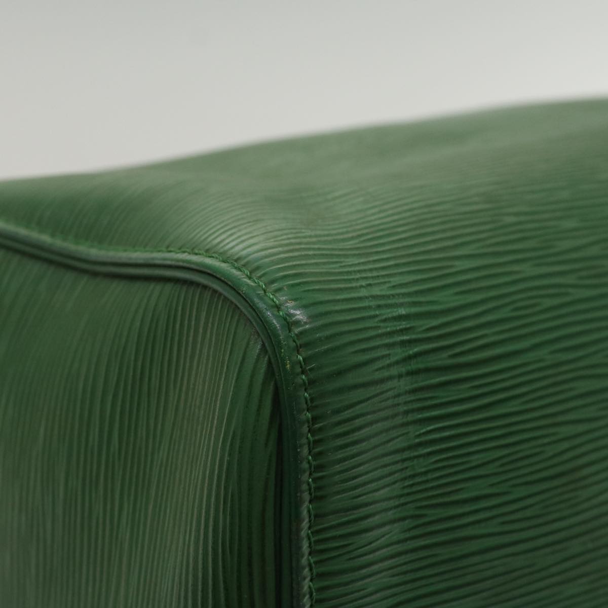 LOUIS VUITTON Epi Speedy 35 Hand Bag Borneo Green M42994 LV 55356