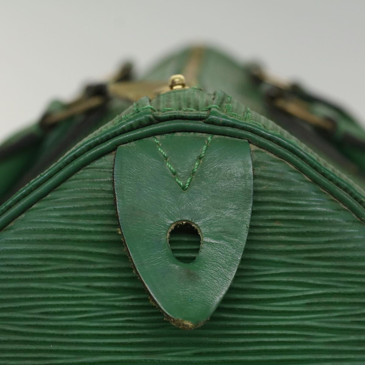 LOUIS VUITTON Epi Speedy 35 Hand Bag Borneo Green M42994 LV 55356