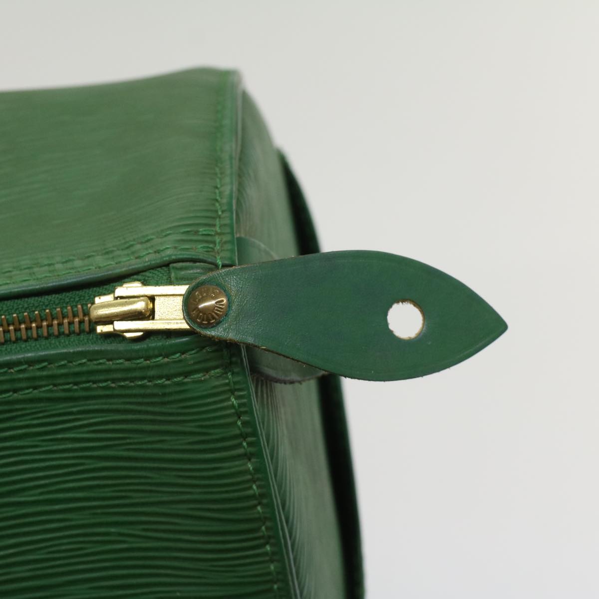 LOUIS VUITTON Epi Speedy 35 Hand Bag Borneo Green M42994 LV 55356
