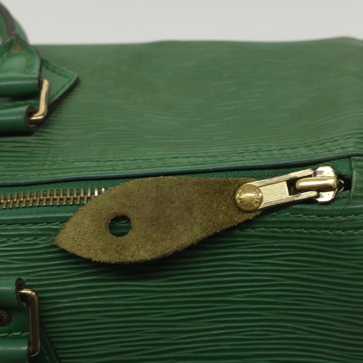 LOUIS VUITTON Epi Speedy 35 Hand Bag Borneo Green M42994 LV 55356