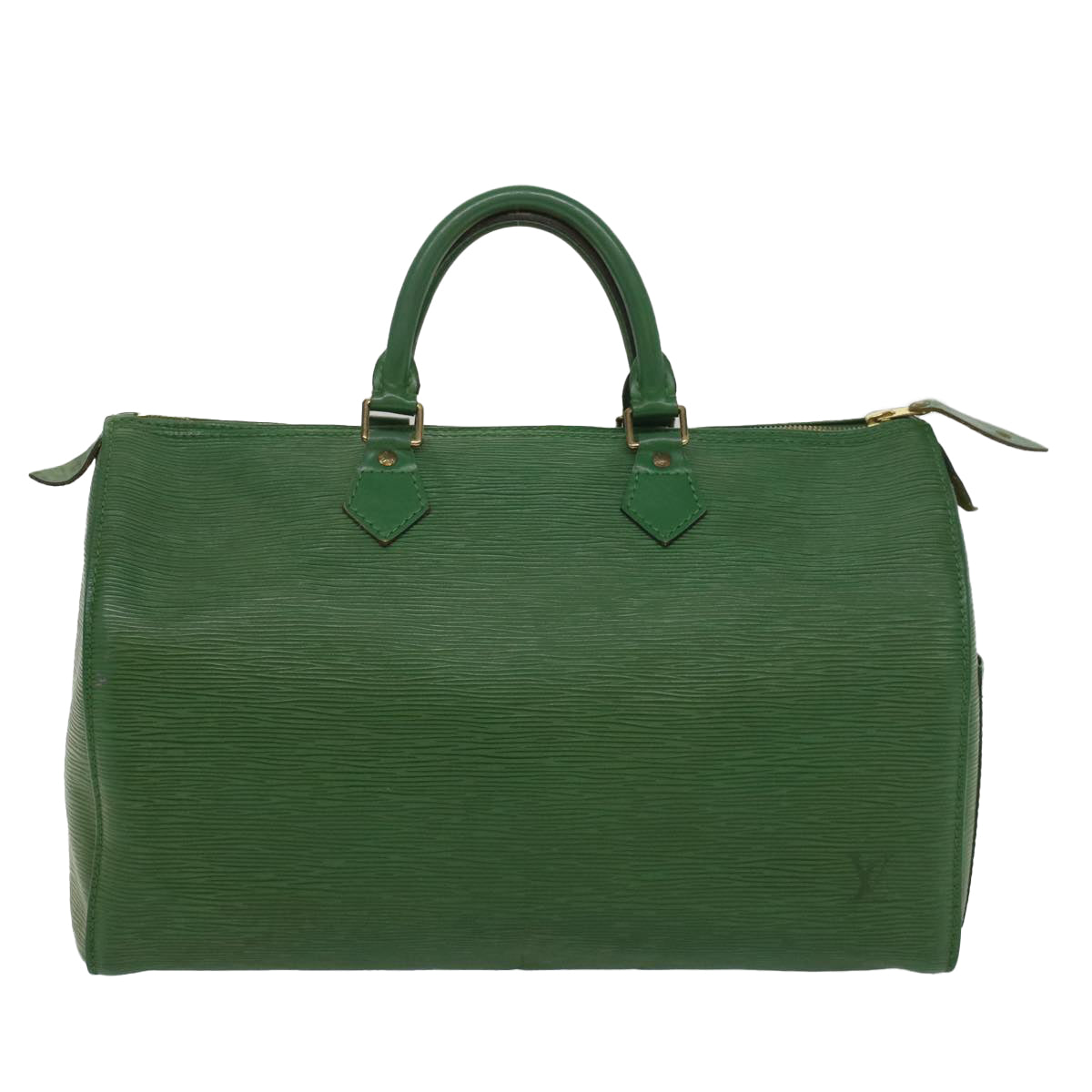 LOUIS VUITTON Epi Speedy 35 Hand Bag Borneo Green M42994 LV 55356