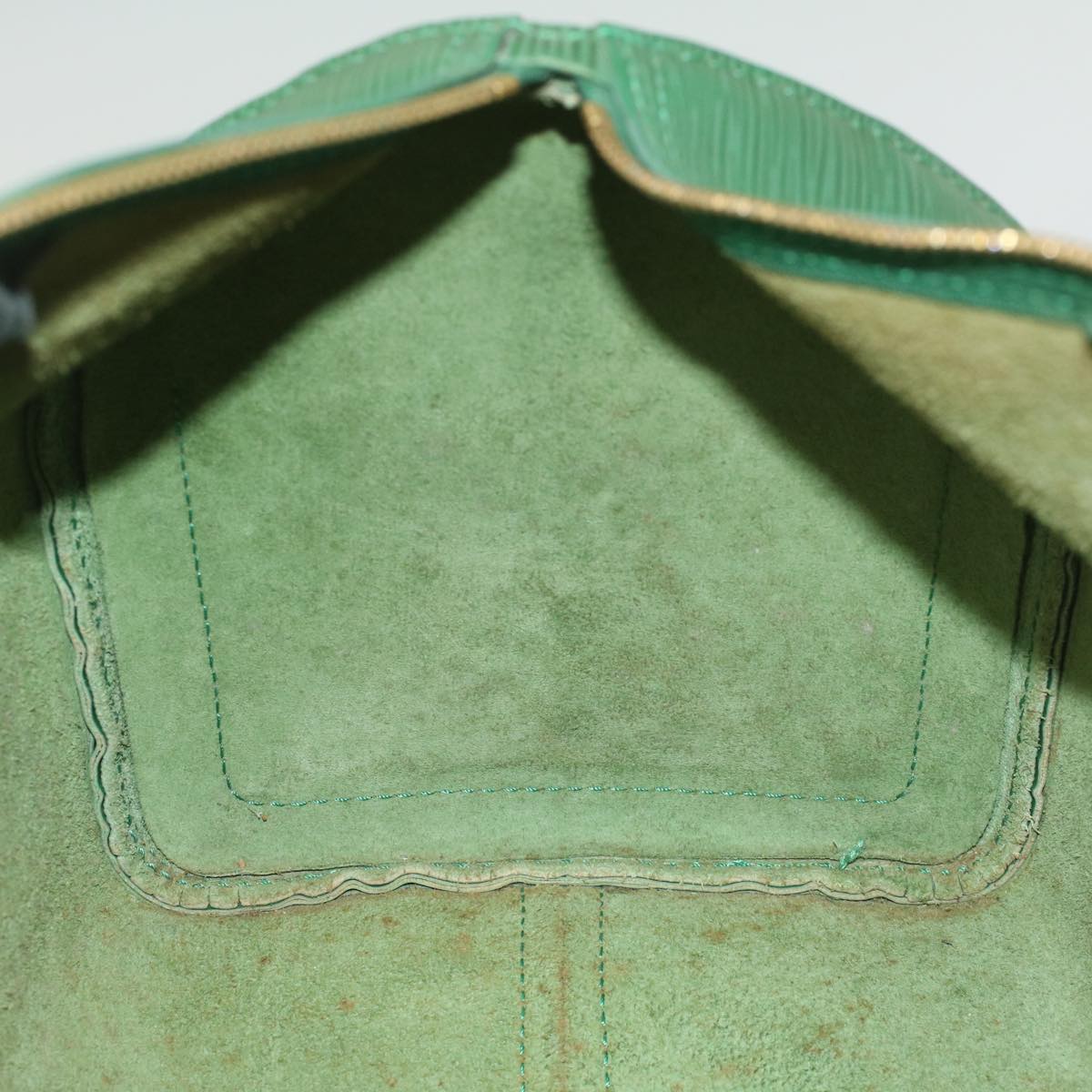 LOUIS VUITTON Epi Speedy 35 Hand Bag Borneo Green M42994 LV 55356