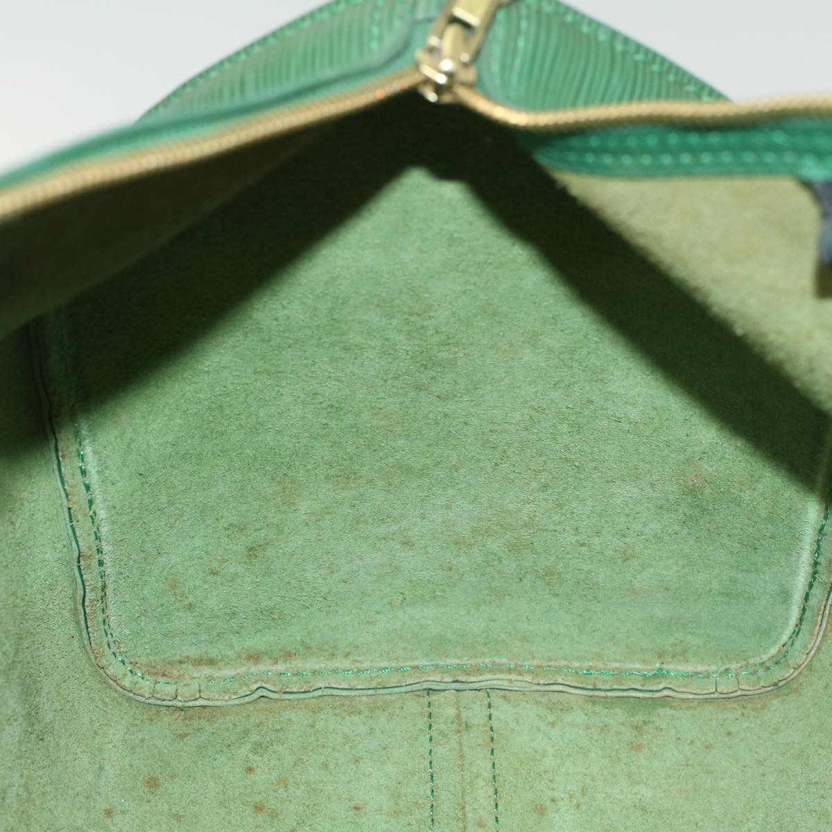 LOUIS VUITTON Epi Speedy 35 Hand Bag Borneo Green M42994 LV 55356