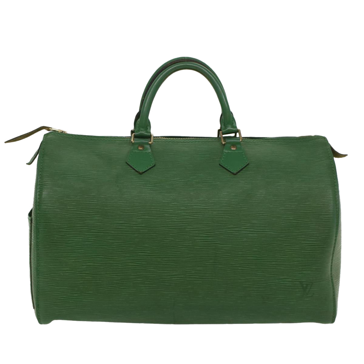 LOUIS VUITTON Epi Speedy 35 Hand Bag Borneo Green M42994 LV 55356