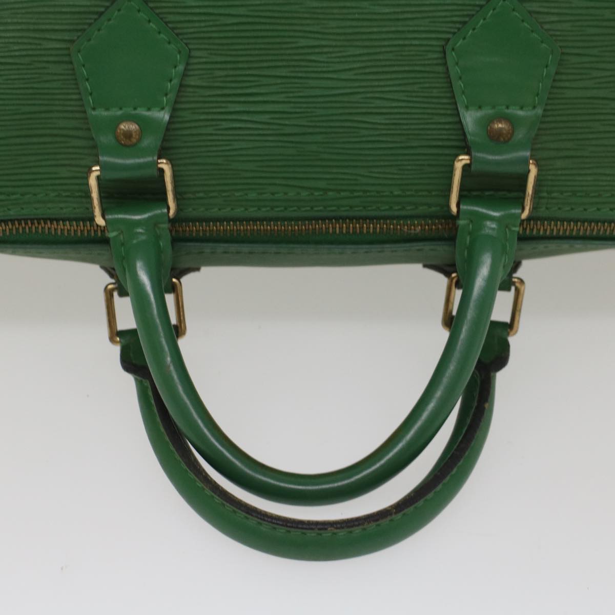 LOUIS VUITTON Epi Speedy 35 Hand Bag Borneo Green M42994 LV 55356