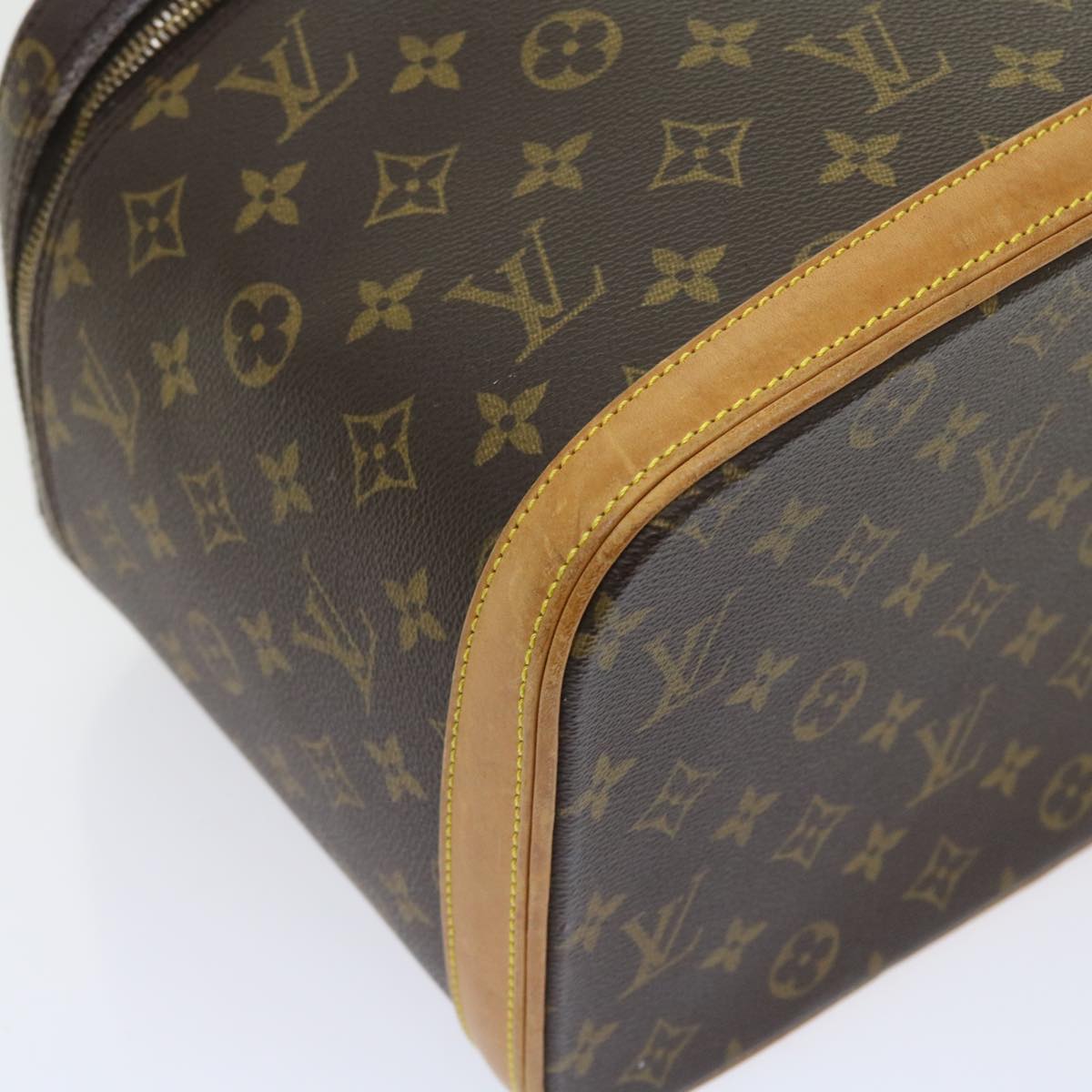 LOUIS VUITTON Monogram Nice Hand Bag 2way M47280 LV 55358