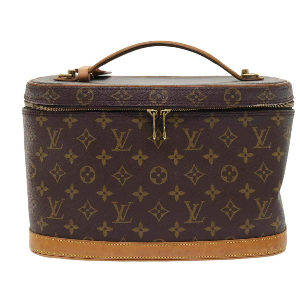 LOUIS VUITTON Monogram Nice Hand Bag 2way M47280 LV 55358