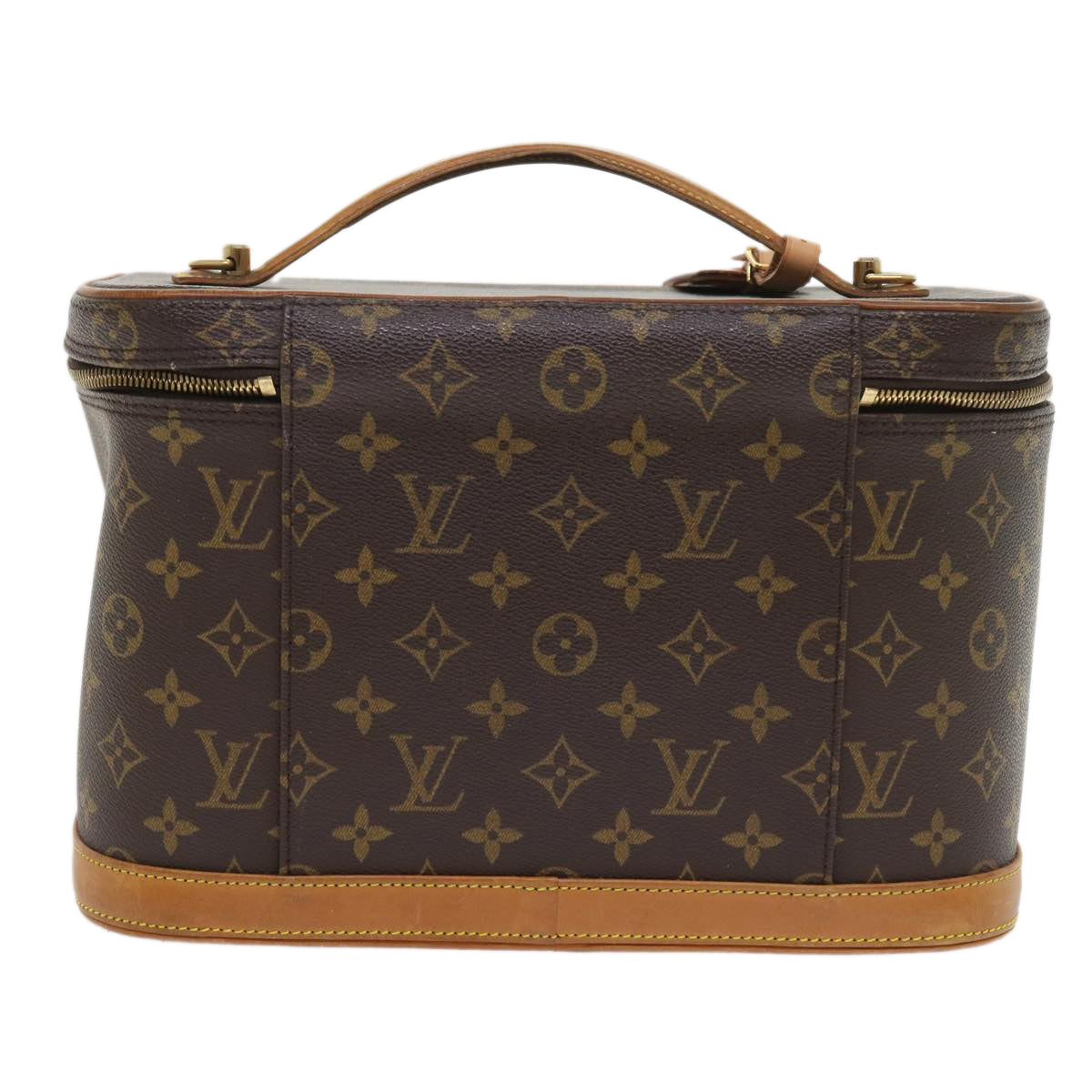 LOUIS VUITTON Monogram Nice Hand Bag 2way M47280 LV 55358