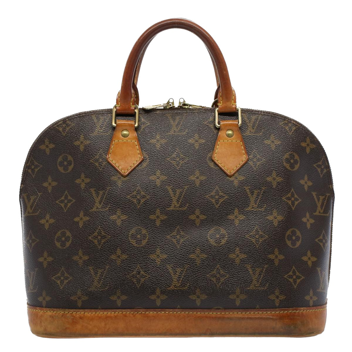 LOUIS VUITTON Monogram Alma Hand Bag M51130 LV 55361