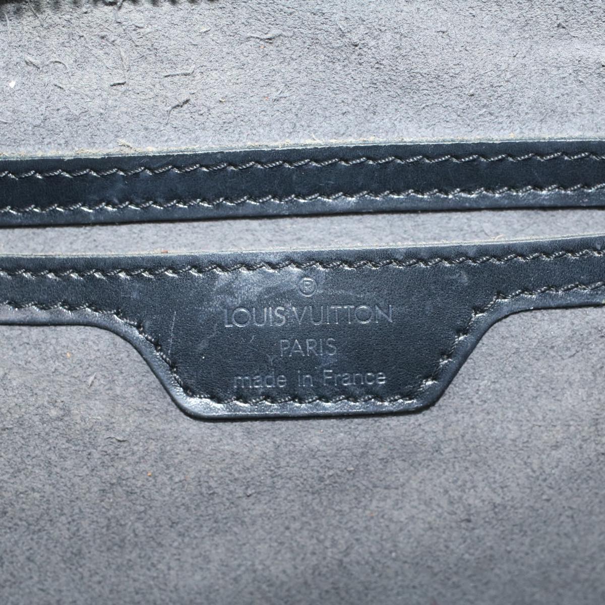 LOUIS VUITTON Epi Saint Jacques Hand Bag Black M52272 LV 55362