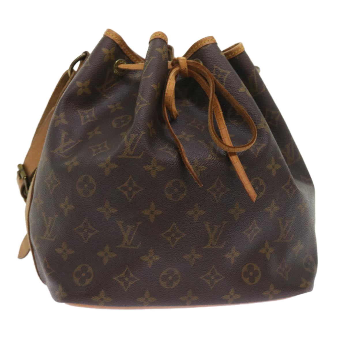 LOUIS VUITTON Monogram Petit Noe Shoulder Bag M42226 LV 55365