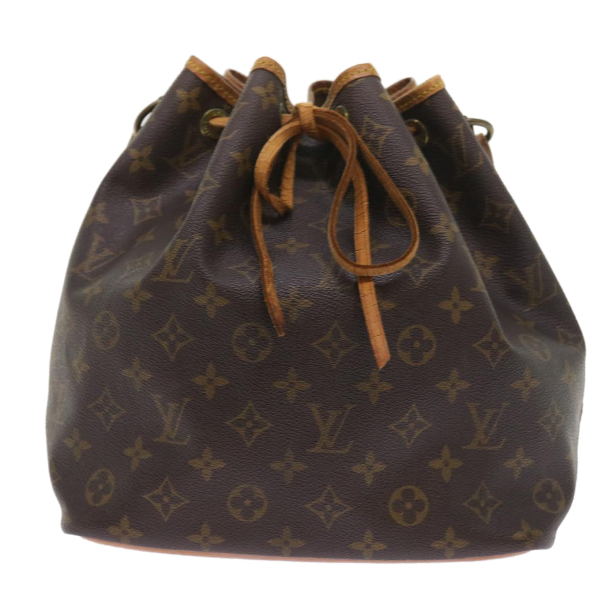 LOUIS VUITTON Monogram Petit Noe Shoulder Bag M42226 LV 55365