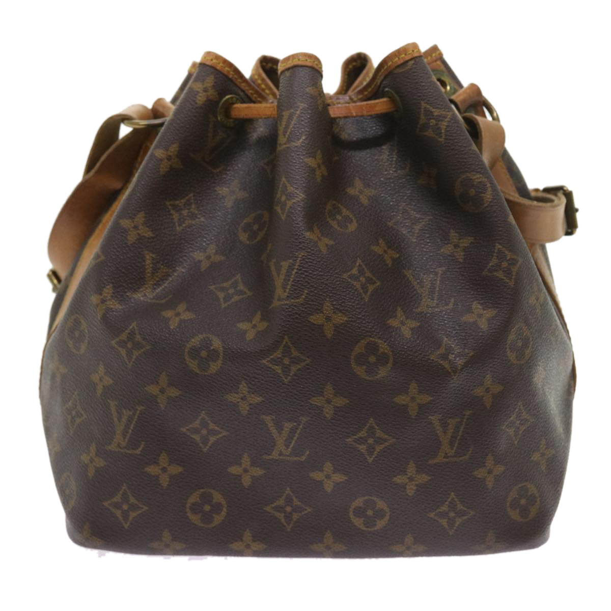 LOUIS VUITTON Monogram Petit Noe Shoulder Bag M42226 LV 55365