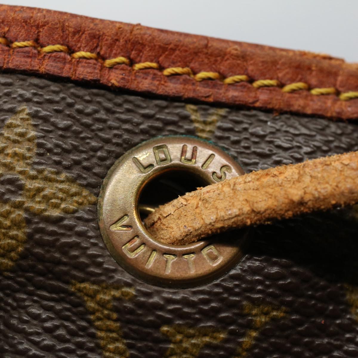 LOUIS VUITTON Monogram Petit Noe Shoulder Bag M42226 LV 55366