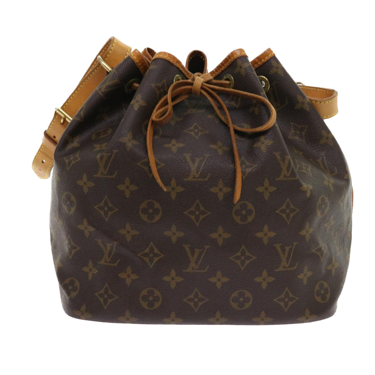 LOUIS VUITTON Monogram Petit Noe Shoulder Bag M42226 LV 55367