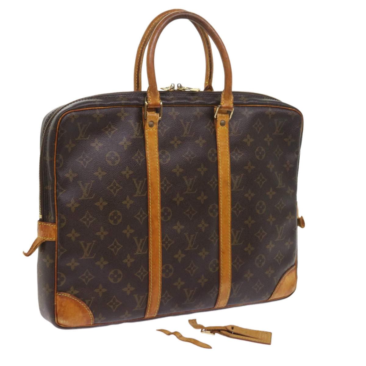 LOUIS VUITTON Monogram Porte Documents Voyage Business Bag M52005 LV 55369