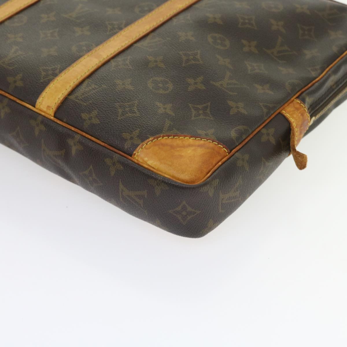 LOUIS VUITTON Monogram Porte Documents Voyage Business Bag M52005 LV 55369