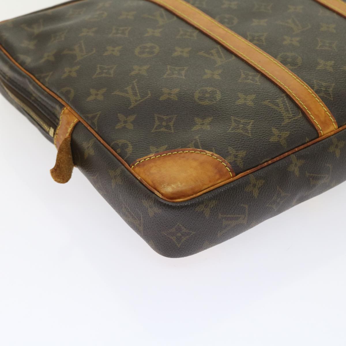 LOUIS VUITTON Monogram Porte Documents Voyage Business Bag M52005 LV 55369