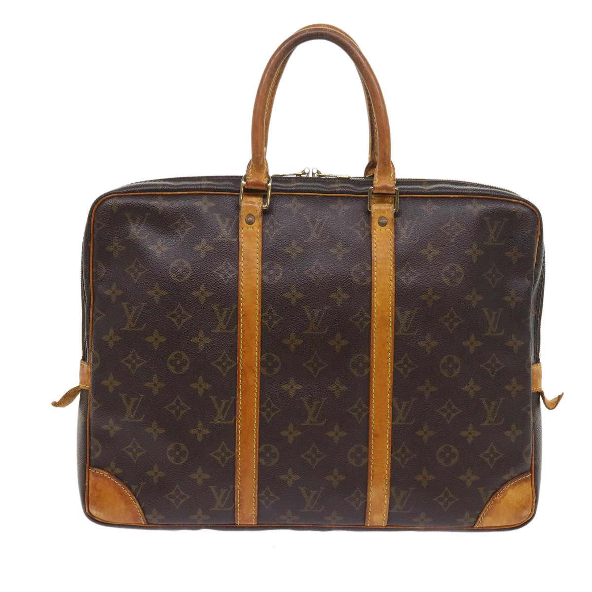 LOUIS VUITTON Monogram Porte Documents Voyage Business Bag M52005 LV 55369