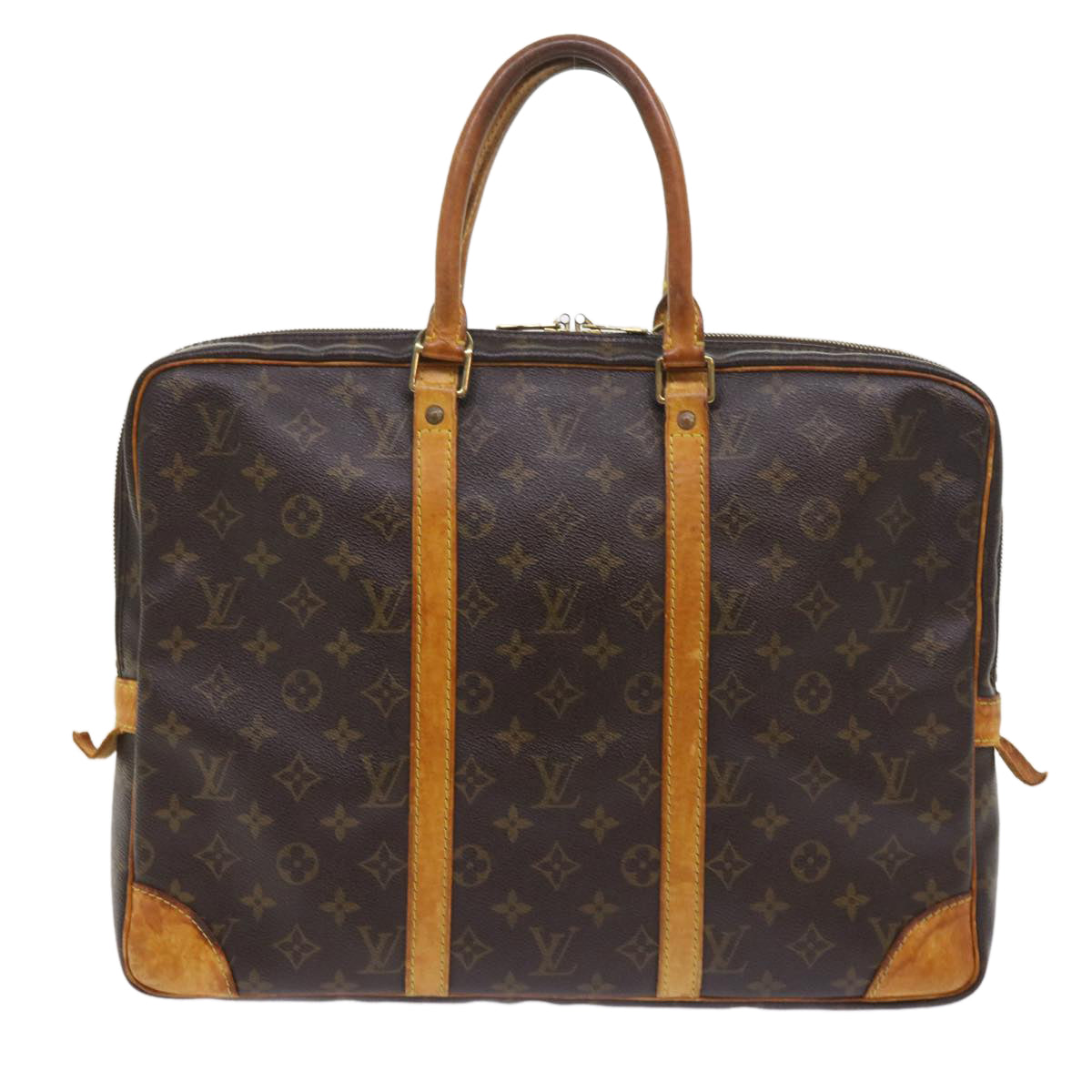 LOUIS VUITTON Monogram Porte Documents Voyage Business Bag M52005 LV 55369