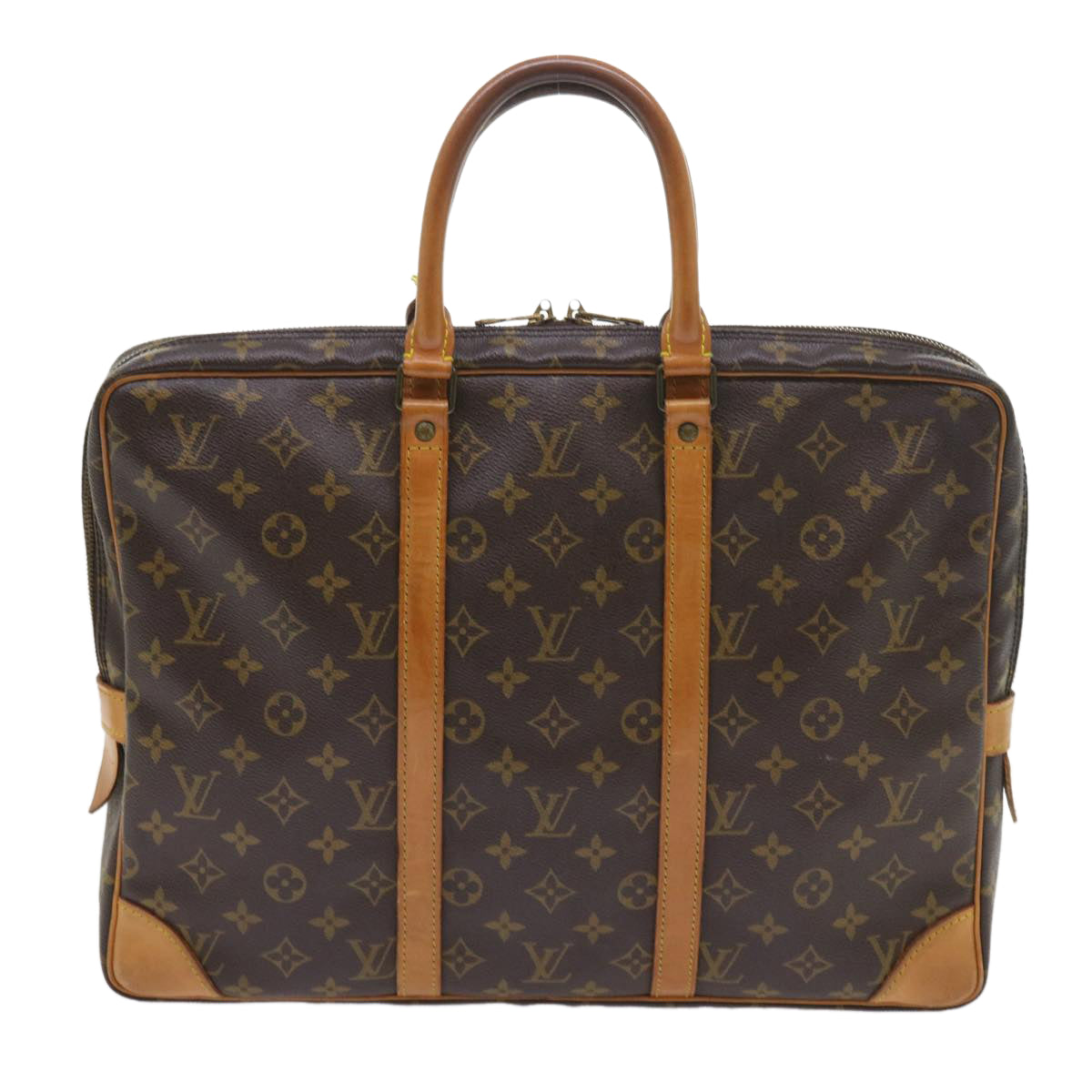LOUIS VUITTON Monogram Porte Documents Voyage Business Bag M52005 LV 55370