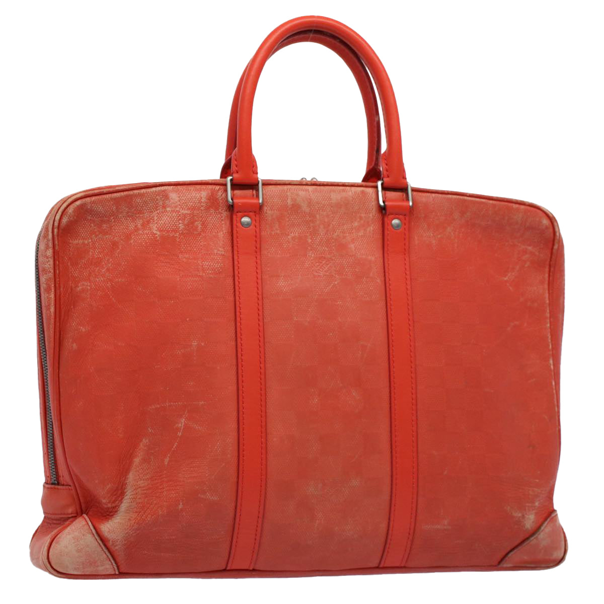 LOUIS VUITTON Damier Infini  Porte Documents Voyage Bag Orange M56004 55372