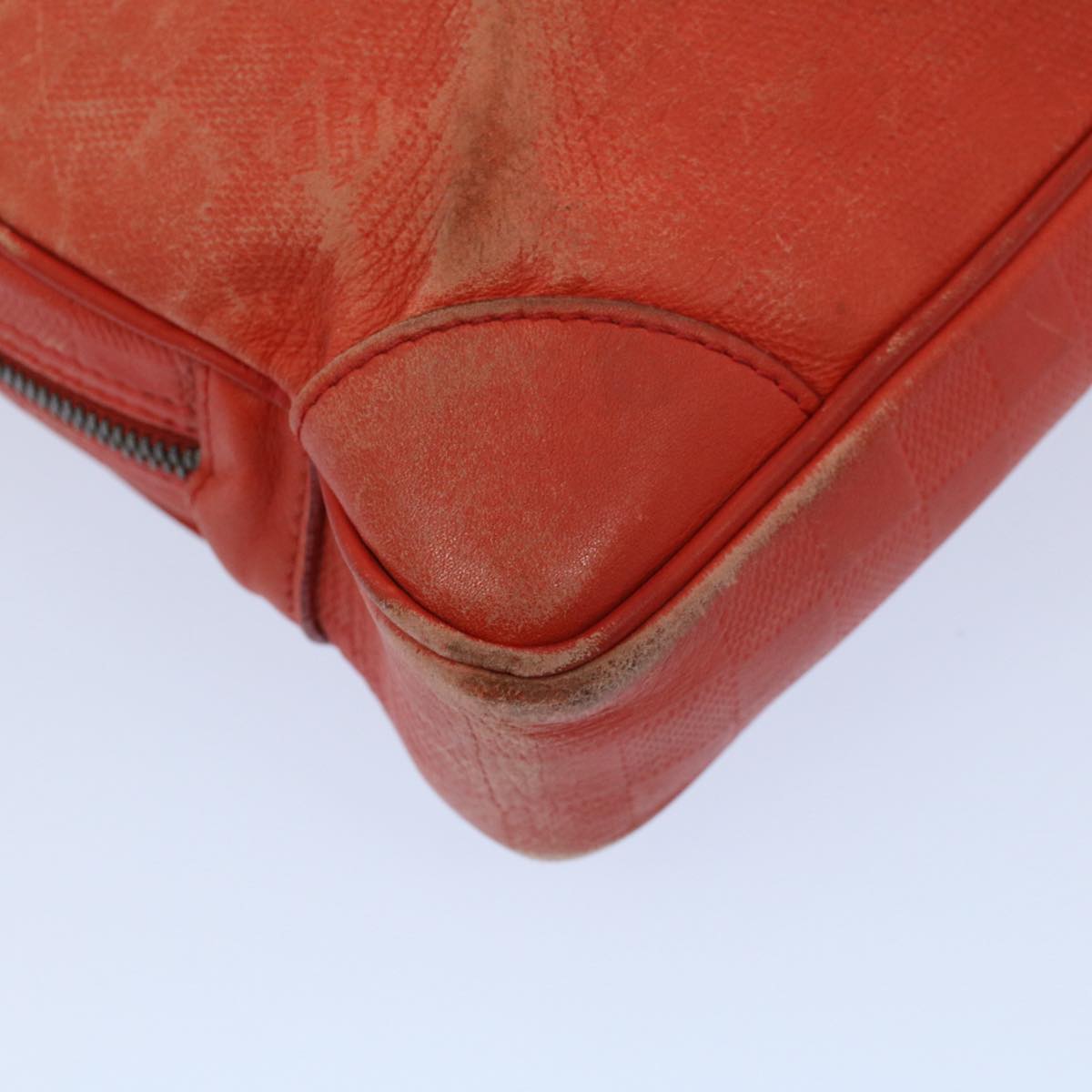 LOUIS VUITTON Damier Infini  Porte Documents Voyage Bag Orange M56004 55372