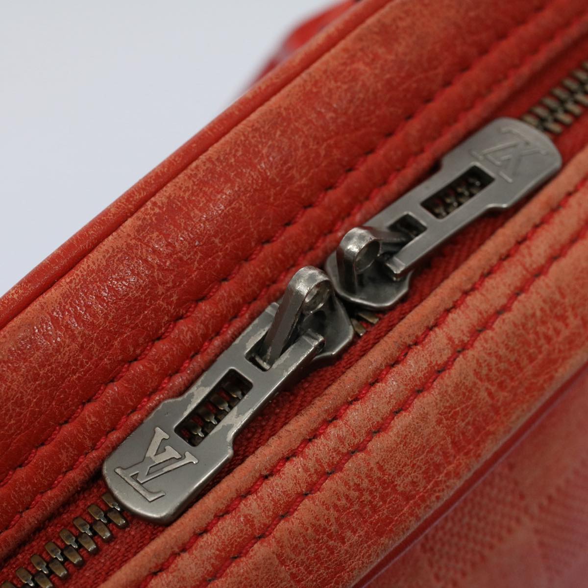 LOUIS VUITTON Damier Infini  Porte Documents Voyage Bag Orange M56004 55372