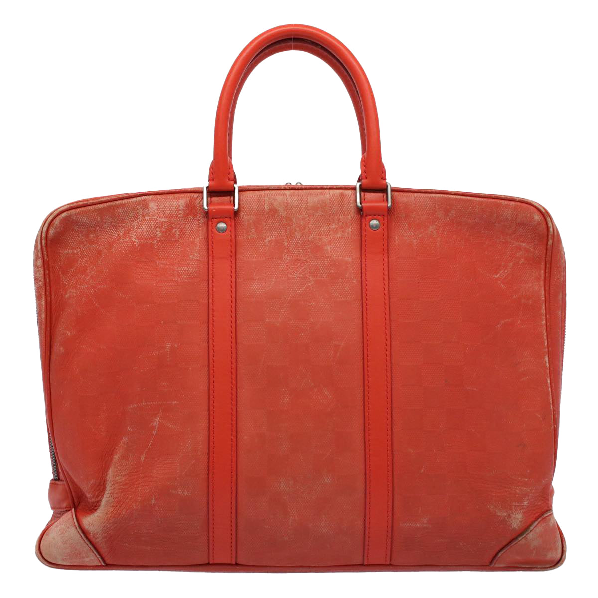 LOUIS VUITTON Damier Infini  Porte Documents Voyage Bag Orange M56004 55372