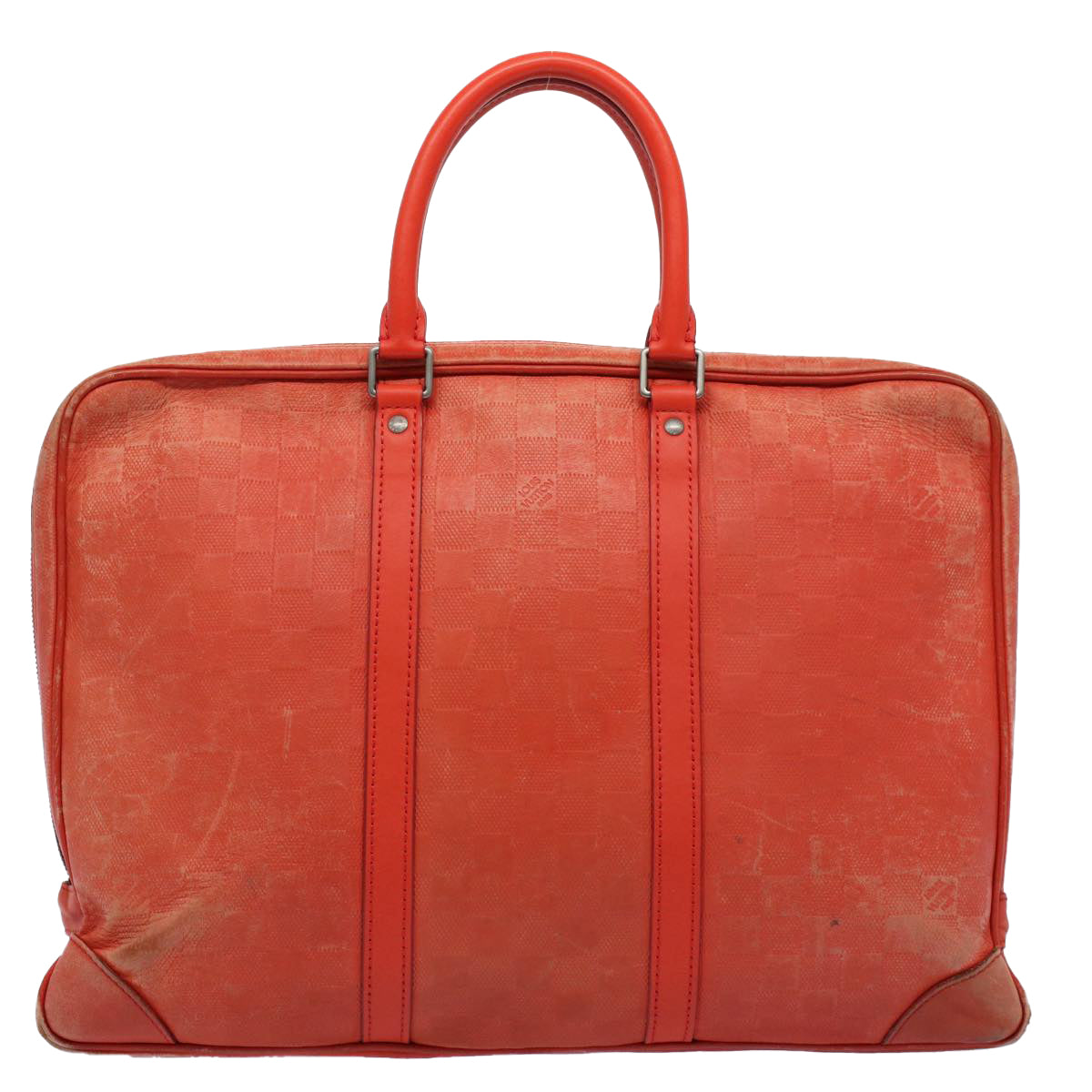 LOUIS VUITTON Damier Infini  Porte Documents Voyage Bag Orange M56004 55372