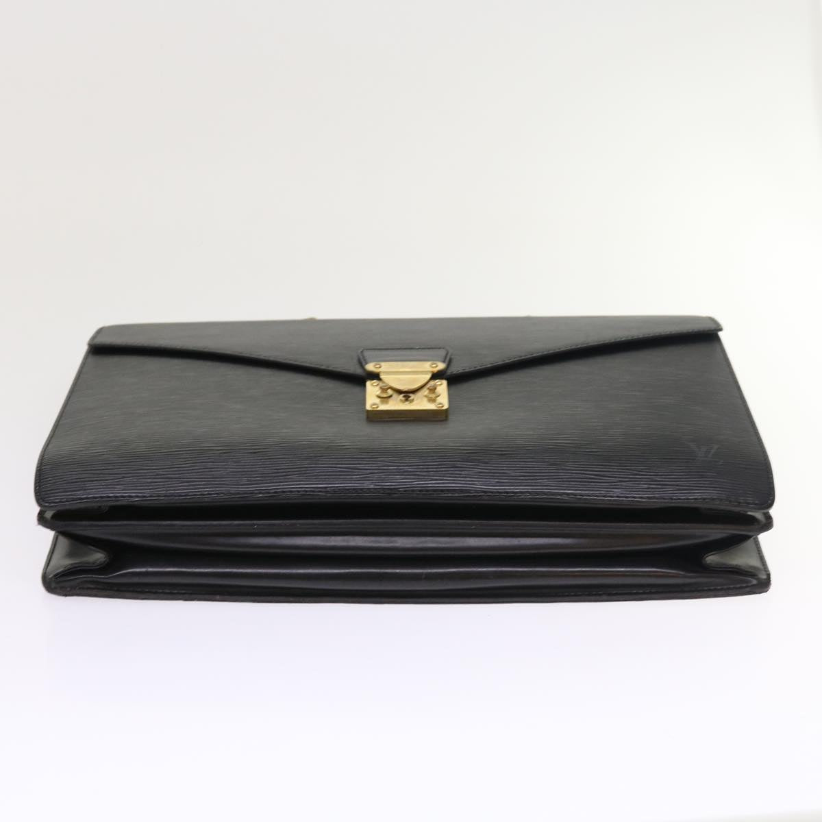 LOUIS VUITTON Epi Serviette Ambassador Business Bag Black M54412 LV 55373