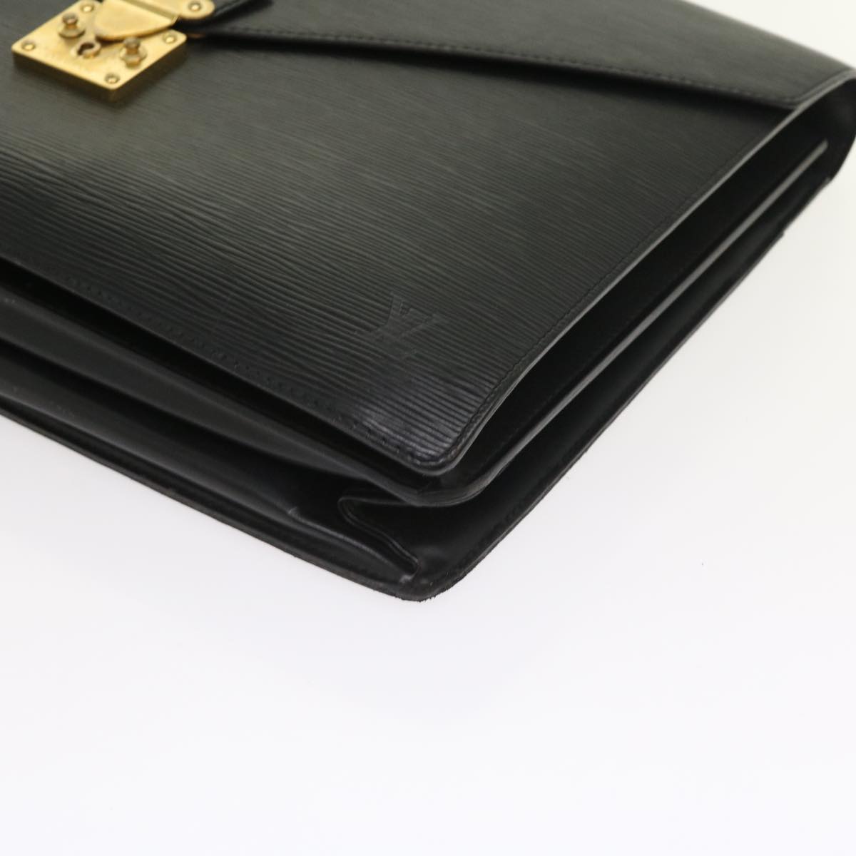 LOUIS VUITTON Epi Serviette Ambassador Business Bag Black M54412 LV 55373