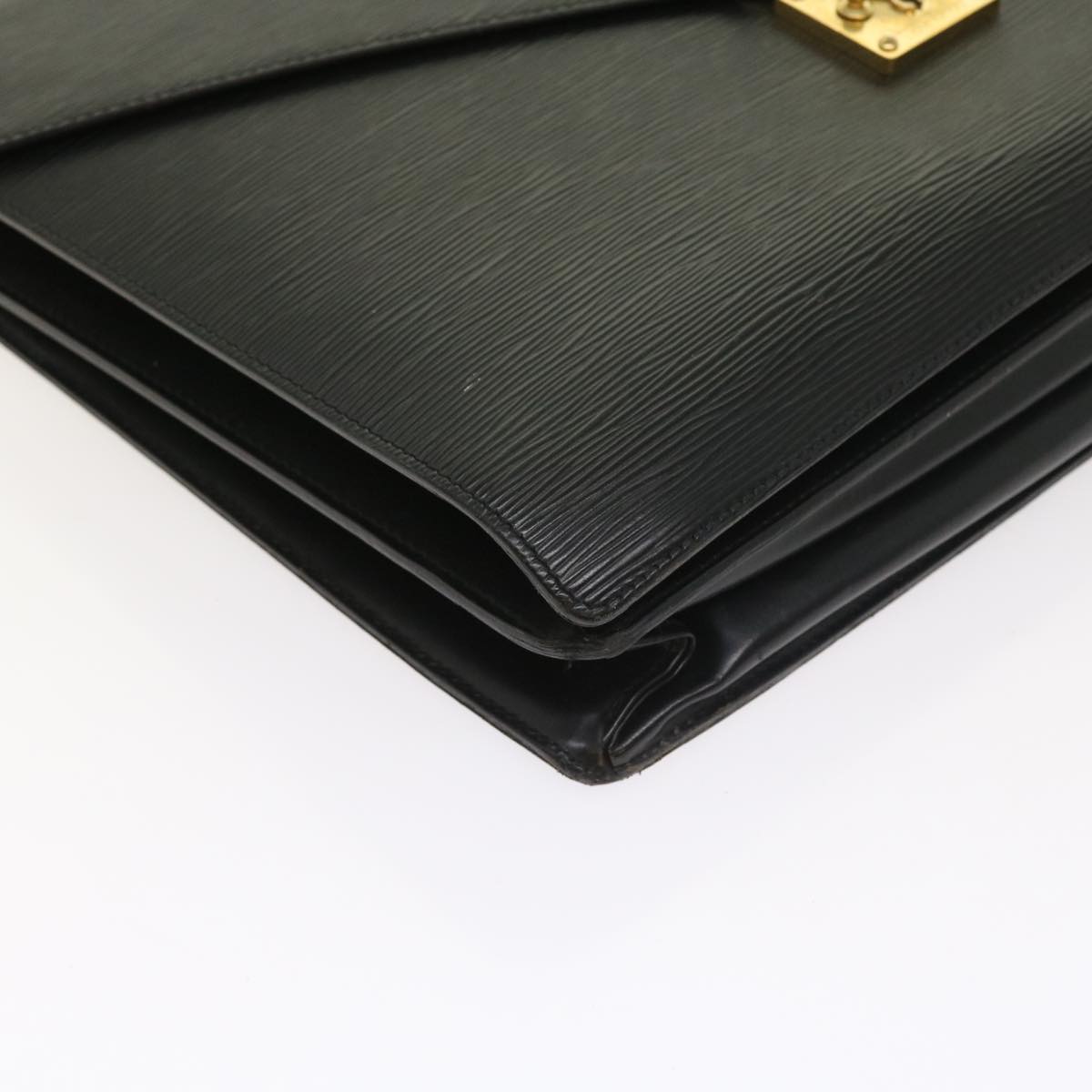 LOUIS VUITTON Epi Serviette Ambassador Business Bag Black M54412 LV 55373