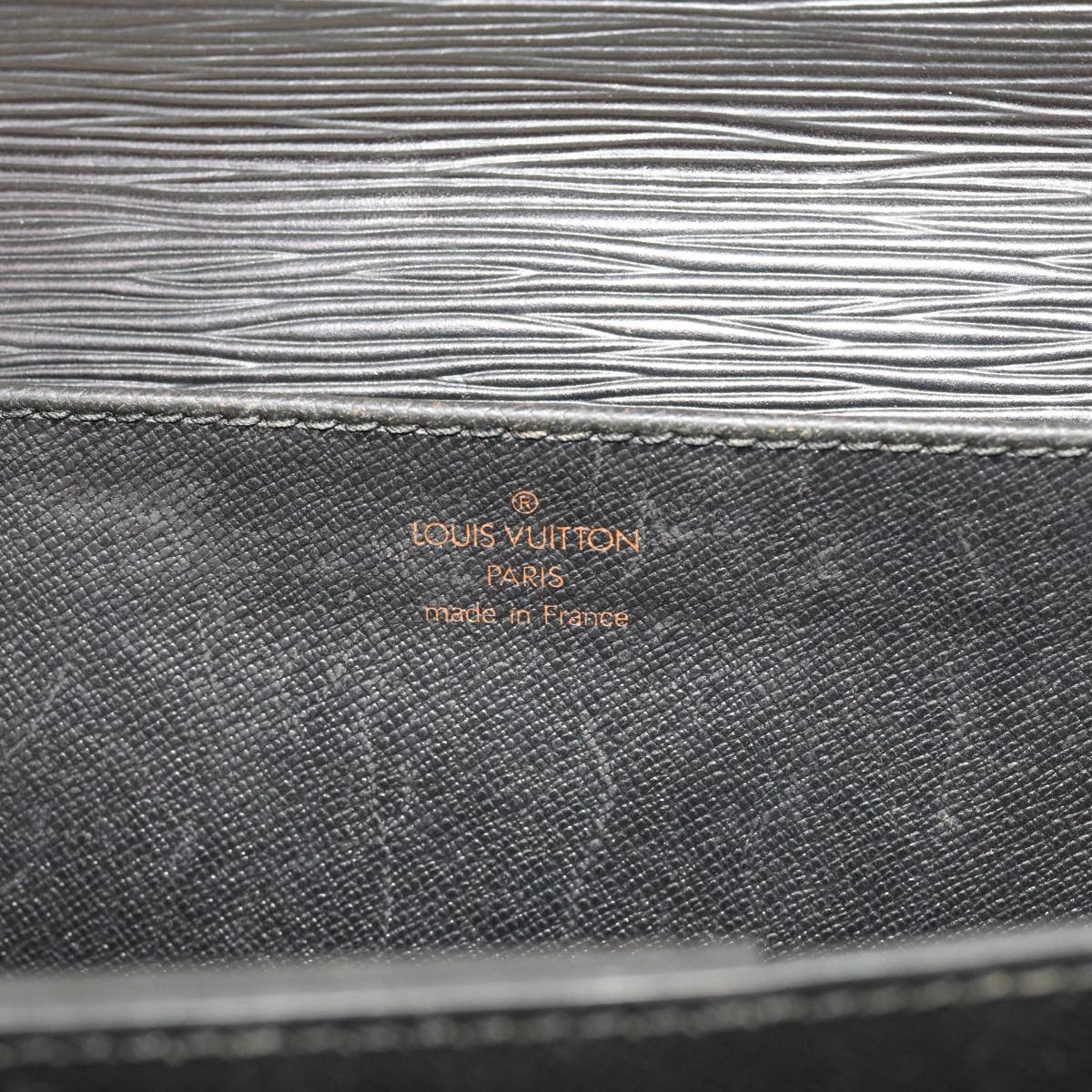 LOUIS VUITTON Epi Serviette Ambassador Business Bag Black M54412 LV 55373
