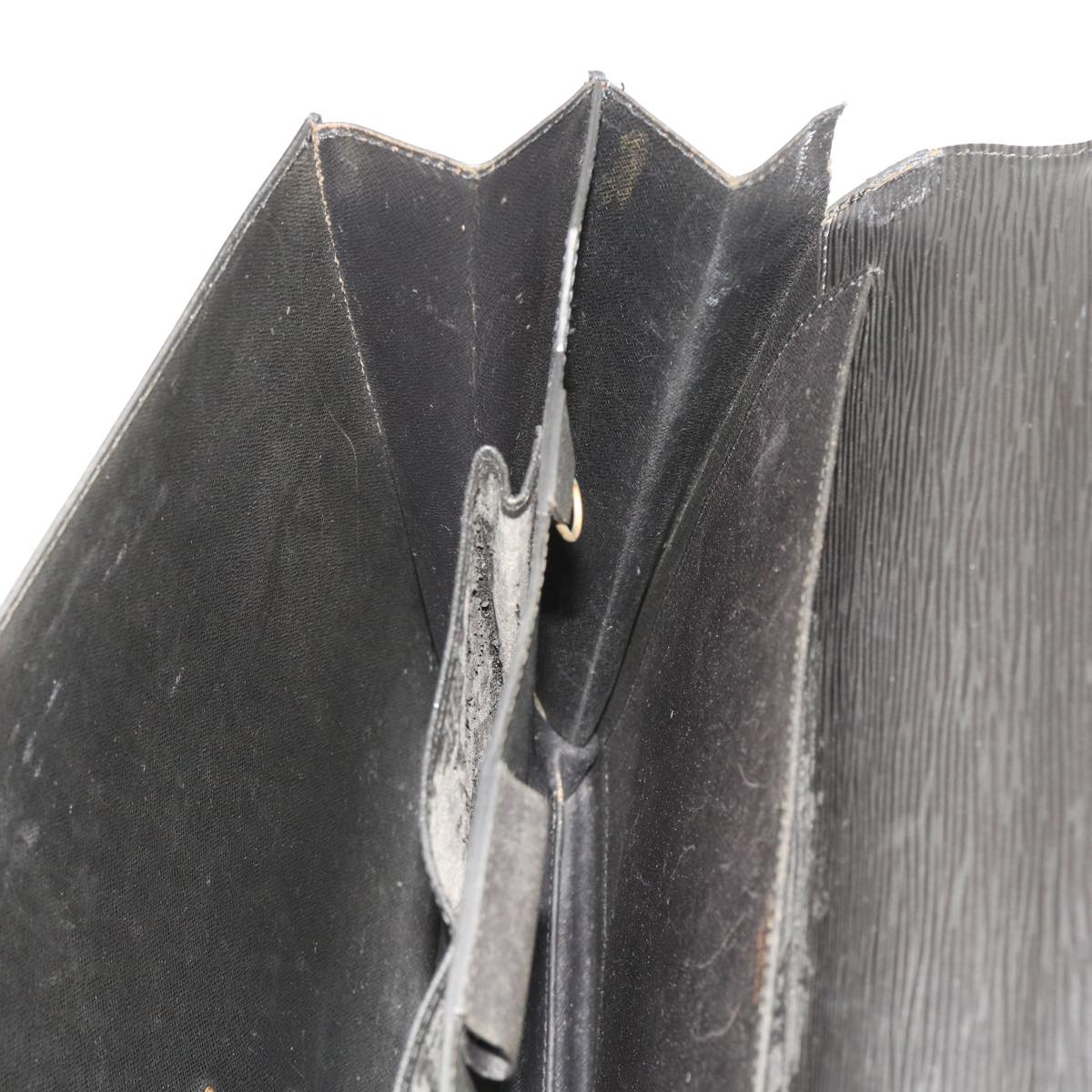 LOUIS VUITTON Epi Serviette Ambassador Business Bag Black M54412 LV 55373
