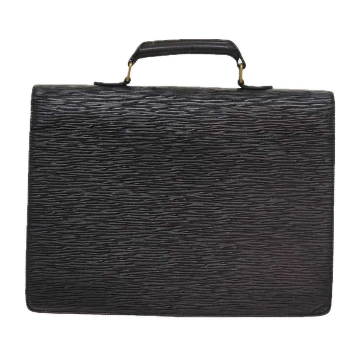 LOUIS VUITTON Epi Serviette Ambassador Business Bag Black M54412 LV 55373