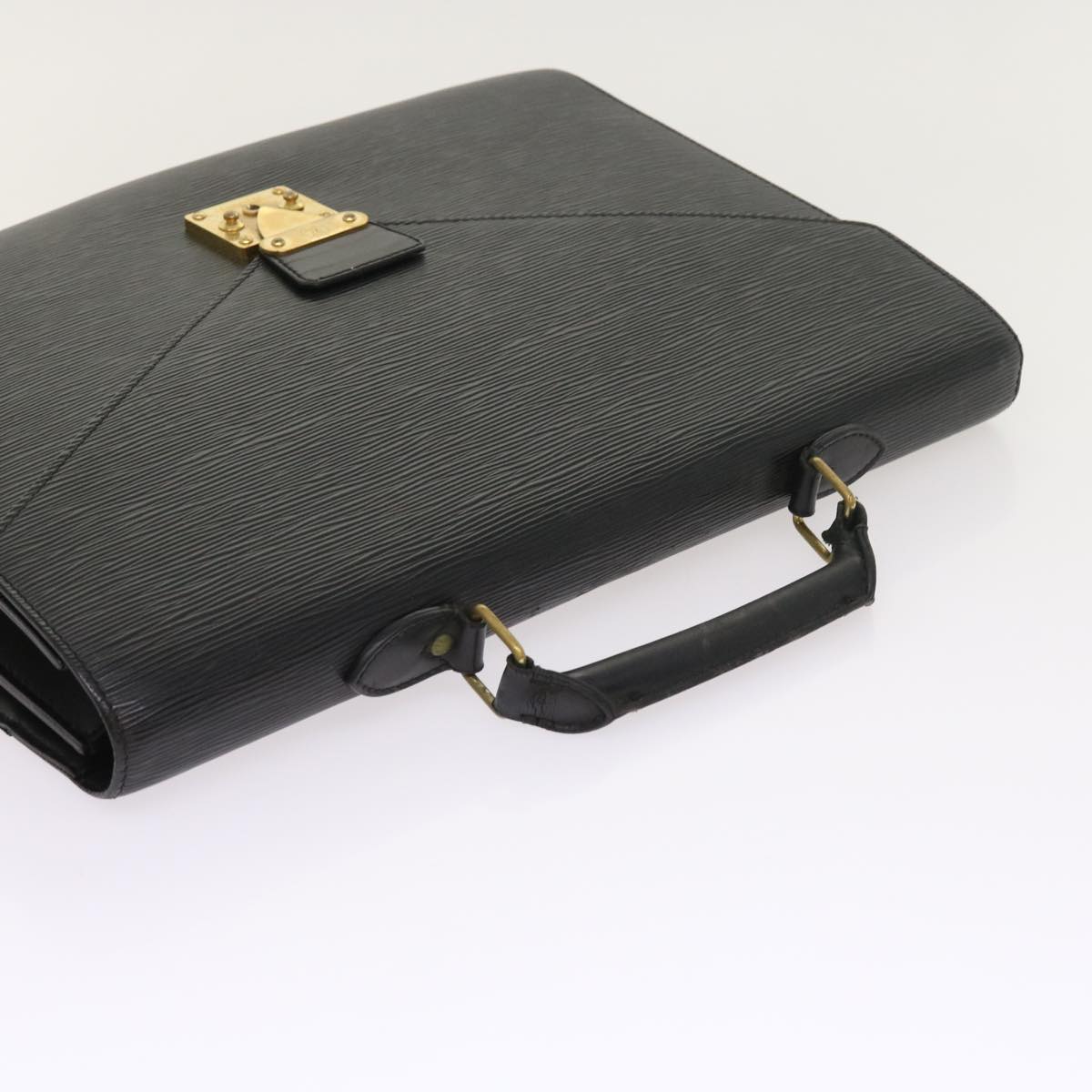 LOUIS VUITTON Epi Serviette Ambassador Business Bag Black M54412 LV 55373