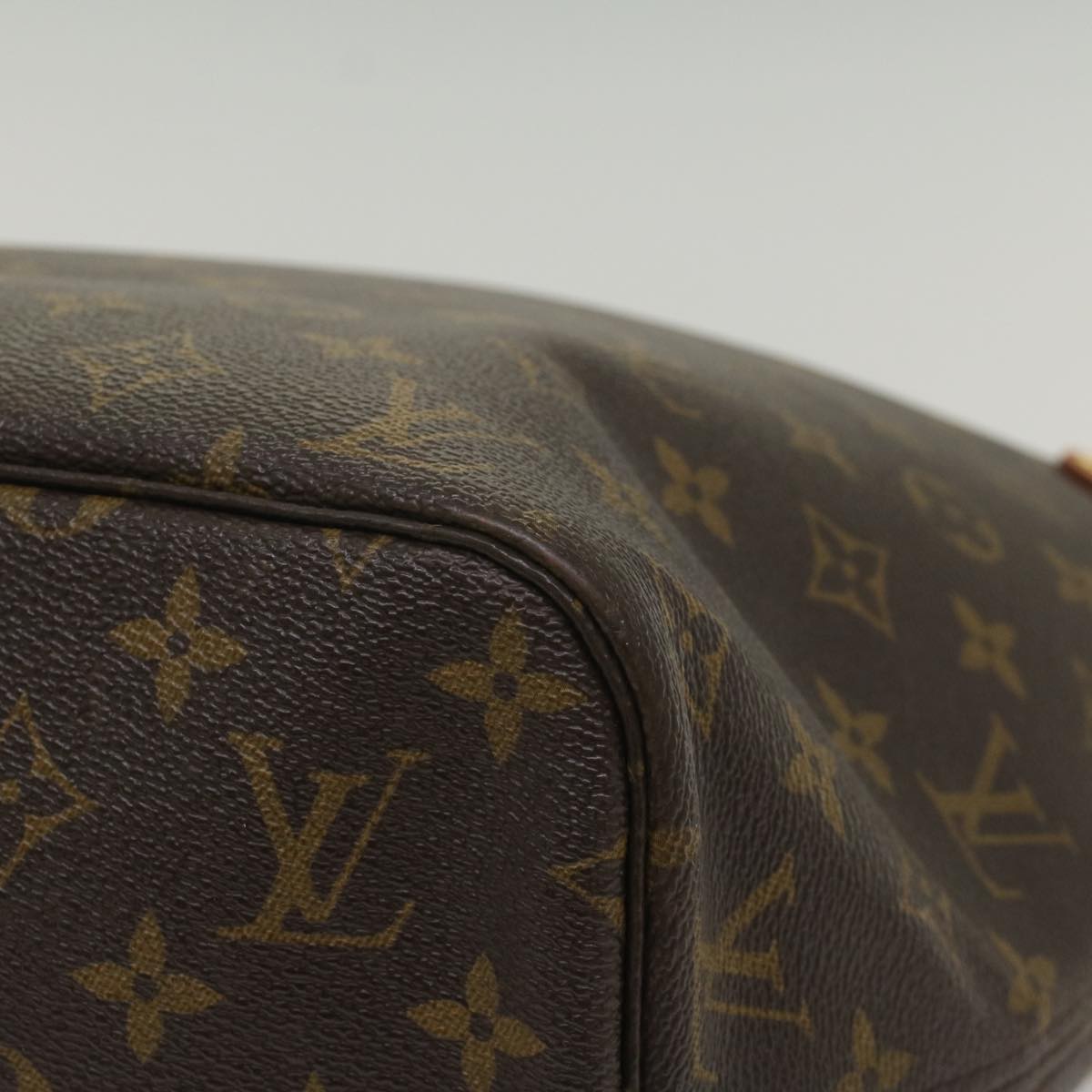 LOUIS VUITTON Monogram Neverfull MM Tote Bag M40156 LV 55378