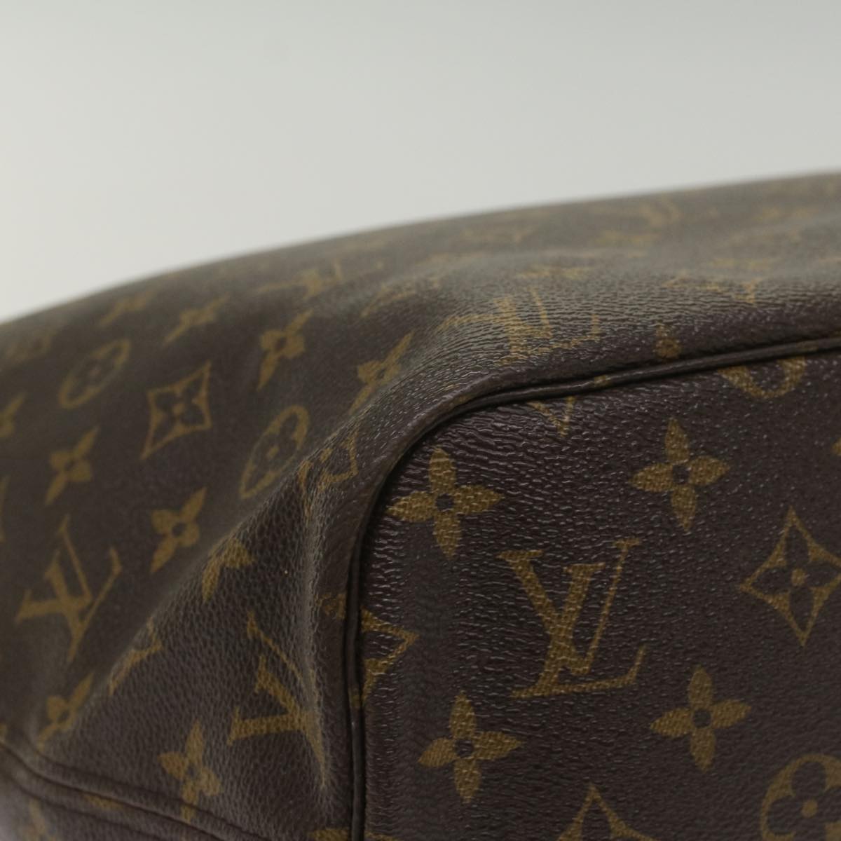 LOUIS VUITTON Monogram Neverfull MM Tote Bag M40156 LV 55378
