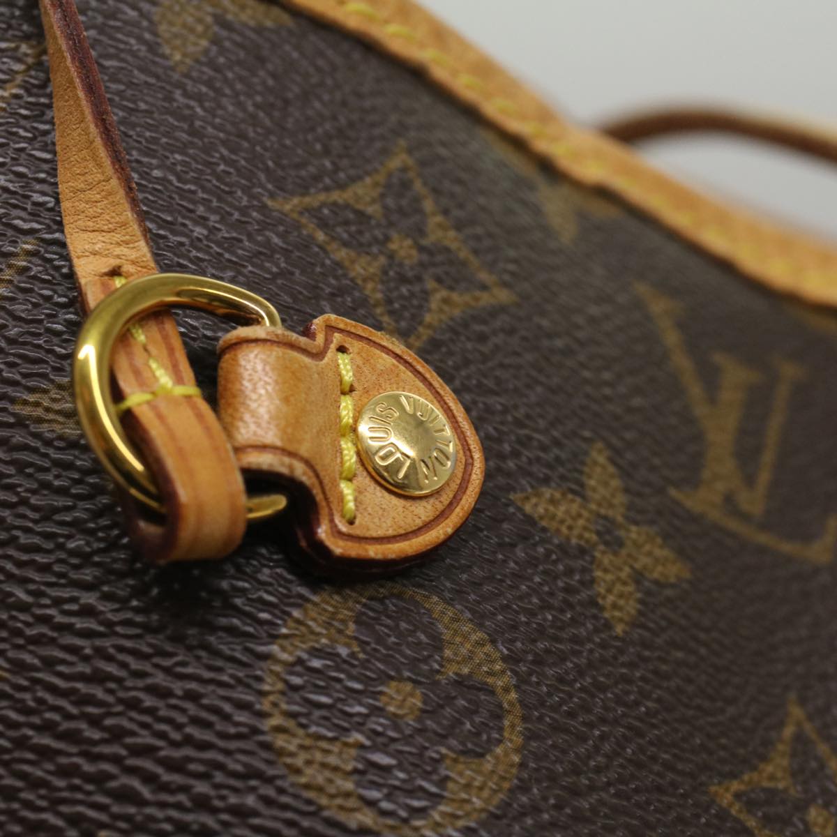 LOUIS VUITTON Monogram Neverfull MM Tote Bag M40156 LV 55378
