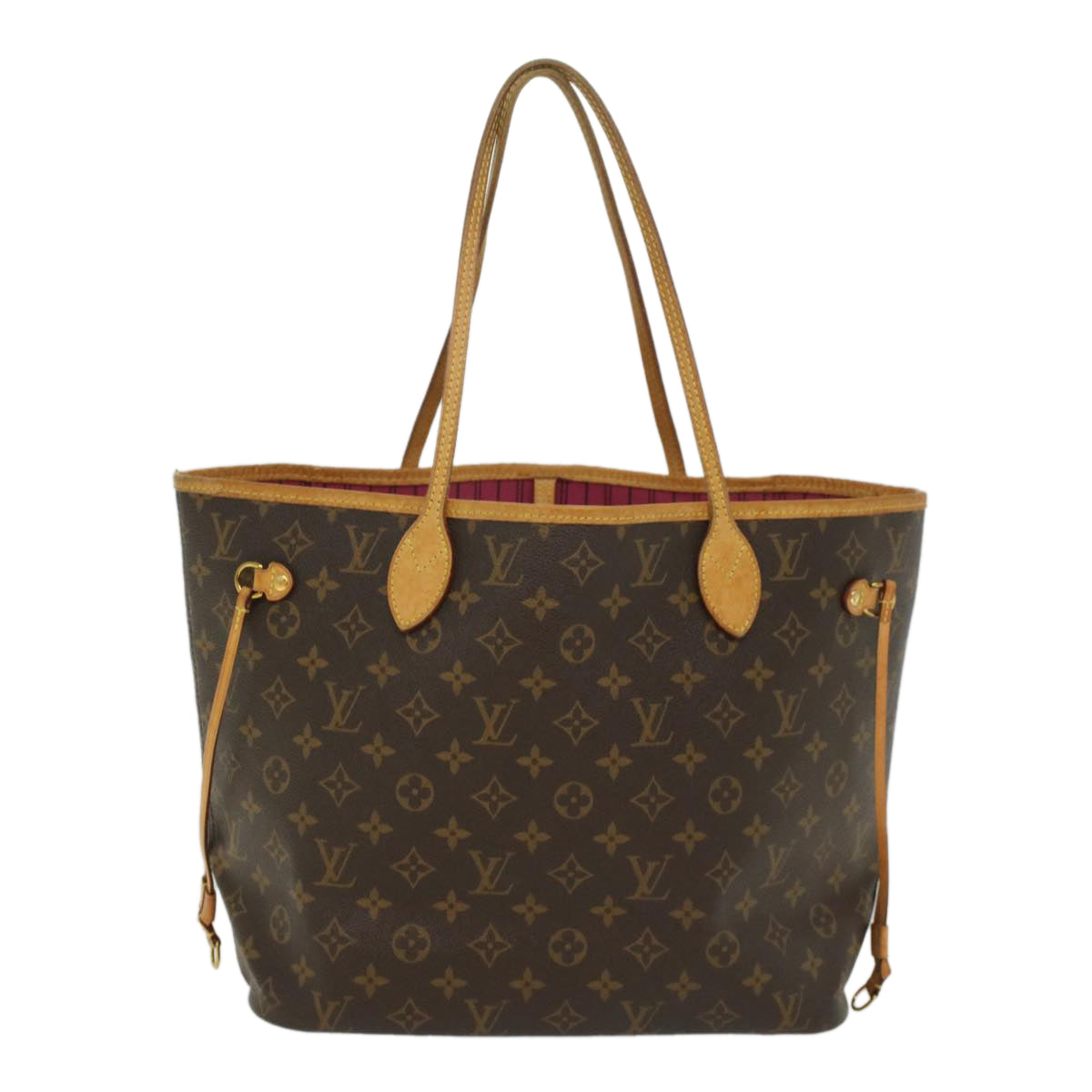LOUIS VUITTON Monogram Neverfull MM Tote Bag M40156 LV 55378
