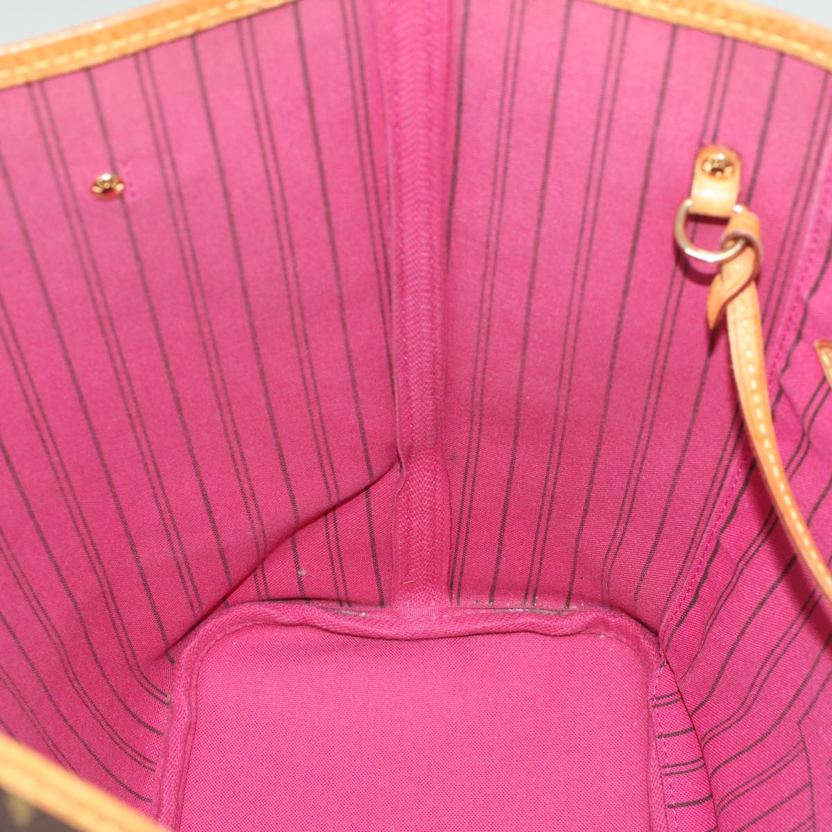 LOUIS VUITTON Monogram Neverfull MM Tote Bag M40156 LV 55378