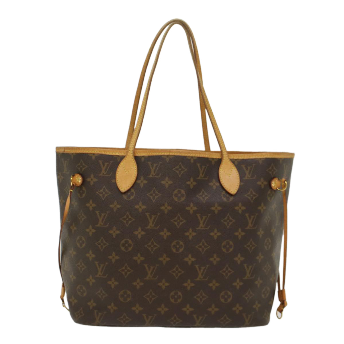 LOUIS VUITTON Monogram Neverfull MM Tote Bag M40156 LV 55378
