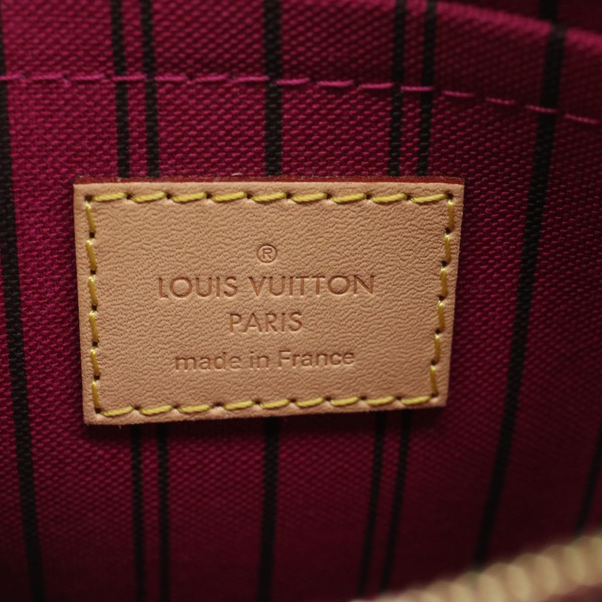 LOUIS VUITTON Monogram Neverfull MM Tote Bag M40156 LV 55378