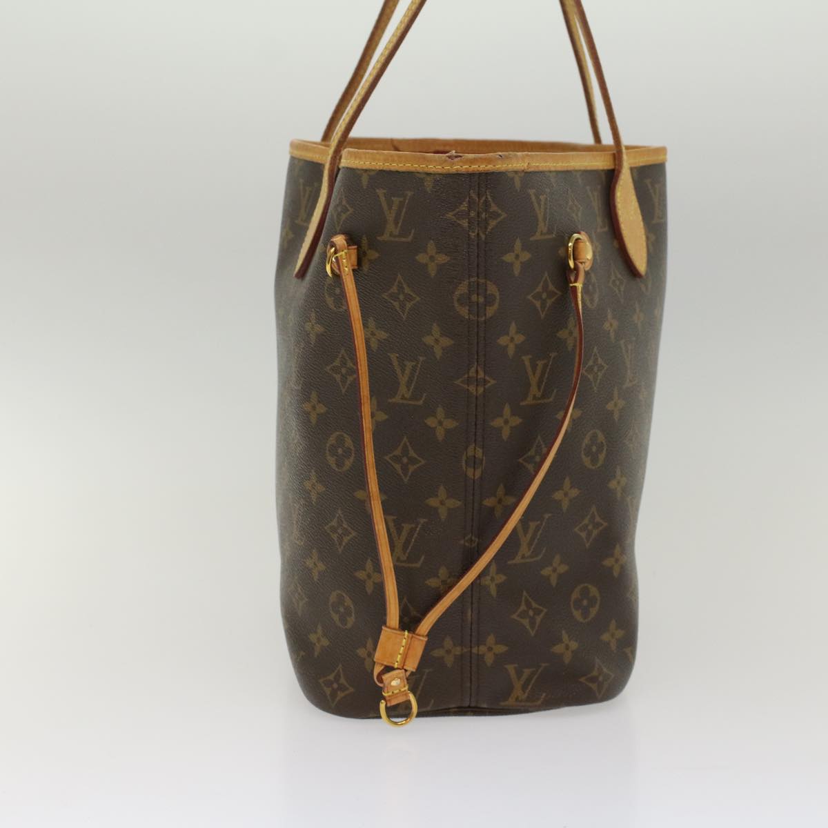 LOUIS VUITTON Monogram Neverfull MM Tote Bag M40156 LV 55378