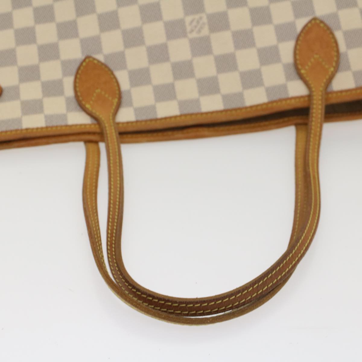 LOUIS VUITTON Damier Azur Neverfull MM Tote Bag N41605 LV 55379