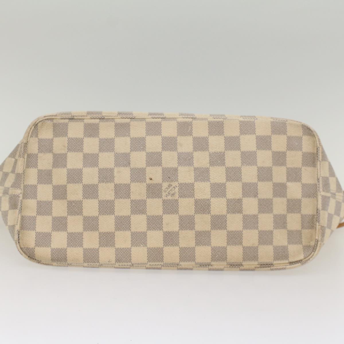 LOUIS VUITTON Damier Azur Neverfull MM Tote Bag N41605 LV 55379
