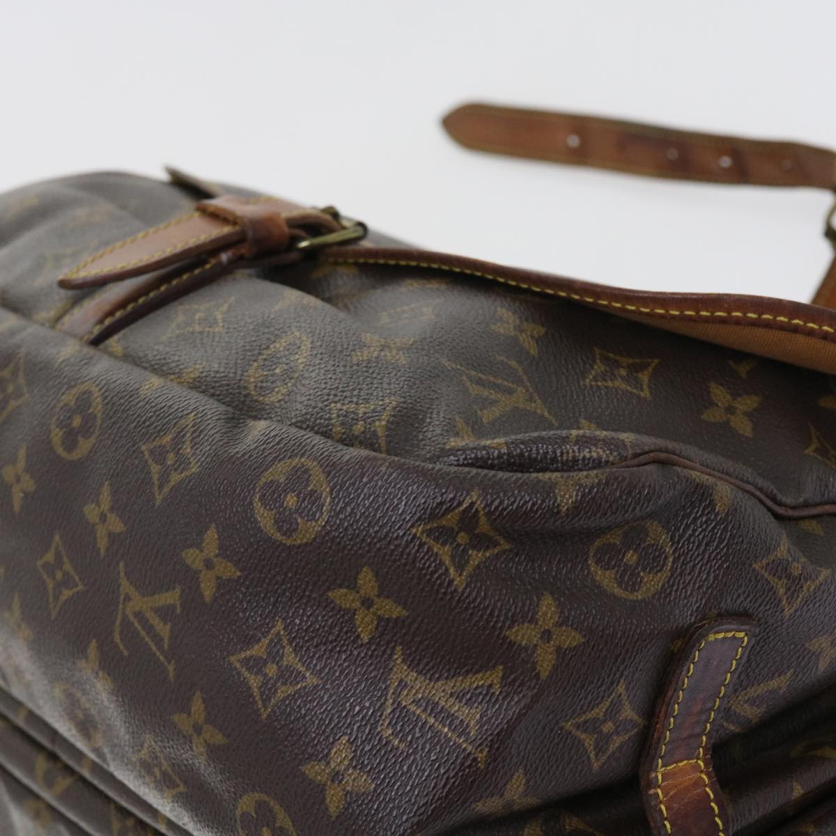 LOUIS VUITTON Monogram Saumur 35 Shoulder Bag M42254 LV 55382