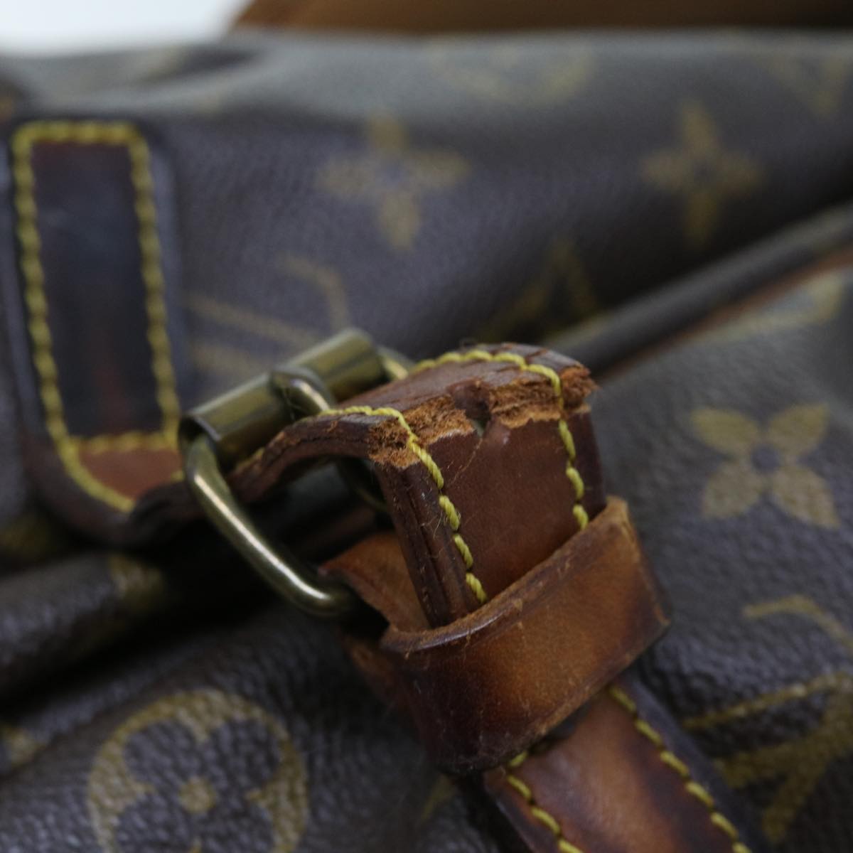 LOUIS VUITTON Monogram Saumur 35 Shoulder Bag M42254 LV 55382